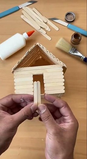 “Amazing Handmade Mini House Craft 🏠✂️” #ArtAndCraft #diyhouse #MiniHouse