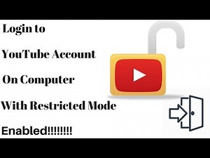 How to login into your youtube account on a blocked computer