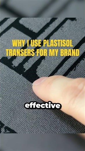 Plastisol transfers are the best way to start a clothing brand using a heat press from home