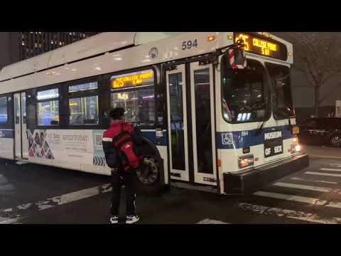 MTA Bus: 2012 New Flyer C40LFs: 594, 650 & 552 Q25 & Q65