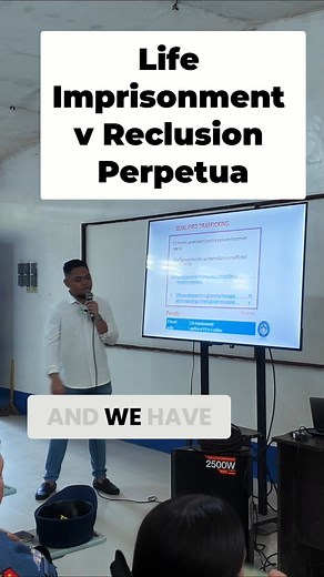 Life imprisonment means life in prison, but reclusion perpetua is 20-40 years. Knowing the difference is crucial in special penal law. Which one would you choose? #LifeImprisonment #ReclusionPerpetua #PhilippineLaw #LegalFacts | Atty. Alman-Najar Namla