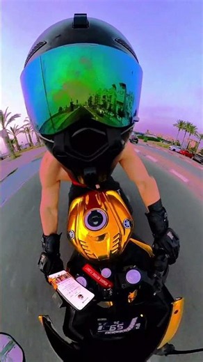 First test #insta360x3 ! 🦇🔥 Should i ride with the Batman suit? #moto #bikerlife #bikertok
