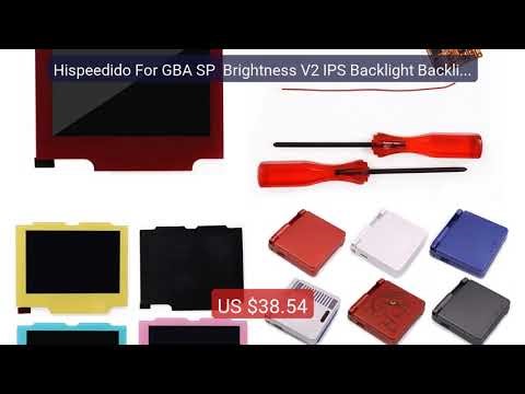 Hispeedido For GBA SP Brightness V2 IPS Backlight Backlit LCD Mod... — Best Deal 2026 | Shop Now!