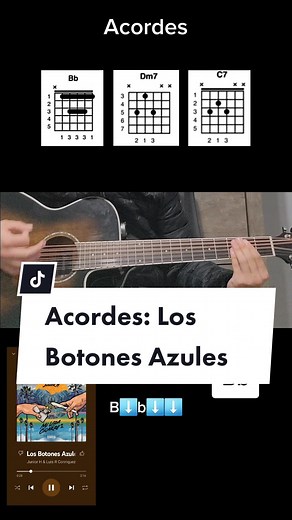 Tutorial: Los Botones Azules Guitar Chords | El Azul