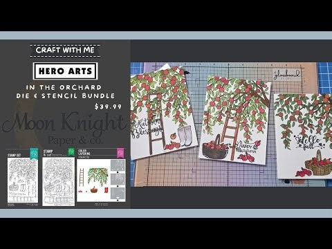 Hero Arts In the Orchard | Fall Cardmaking 2025 | Craft With Me