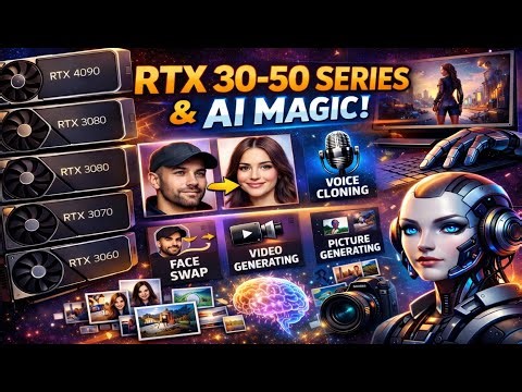 Best AI Tools for RTX 30–50 Series GPUs | Face Swap, Voice Clone & Video Generation 2025