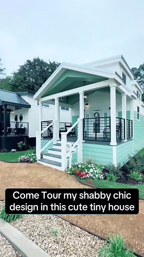 tinyhouse_inspiration | We have another beautiful home for you guys by liberty tiny homes let me know down in the comments if you could live in something like this... | Instagram