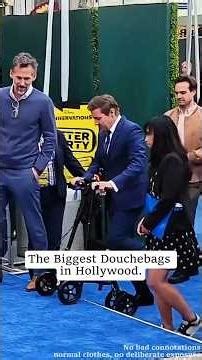 The Biggest Douchebagsin Hollywood.