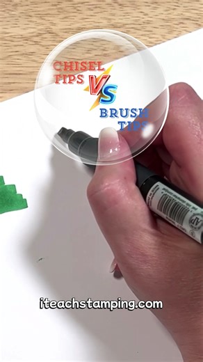 𝐂𝐡𝐨𝐨𝐬𝐢𝐧𝐠 𝐭𝐡𝐞 𝐫𝐢𝐠𝐡𝐭 𝐦𝐚𝐫𝐤𝐞𝐫 𝐭𝐢𝐩 𝐜𝐚𝐧 𝐦𝐚𝐤𝐞 𝐚𝐥𝐥 𝐭𝐡𝐞 𝐝𝐢𝐟𝐟𝐞𝐫𝐞𝐧𝐜𝐞 𝐢𝐧 𝐲𝐨𝐮𝐫 𝐜𝐫𝐚𝐟𝐭𝐢𝐧𝐠 𝐩𝐫𝐨𝐣𝐞𝐜𝐭𝐬! 🖌️✨ Check out this video featuring 𝗢𝗟𝗢 𝗠𝗮𝗿𝗸𝗲𝗿𝘀 to see the distinct advantages of 𝙘𝙝𝙞𝙨𝙚𝙡 𝙩𝙞𝙥𝙨 𝙫𝙨. 𝙗𝙧𝙪𝙨𝙝 𝙩𝙞𝙥𝙨. Perfect for all your stamping and DIY needs! Which tip do you prefer for your projects? Watch the video and let me know! . . . #craftinginspiration #craftart #stampingart #olomarkers #iteachstamping | I T