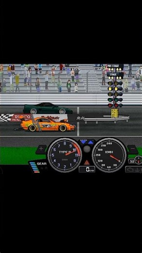 "Pixel Car Racer Fastest Drag Build | 0-300 in 5 sec! #shorts"