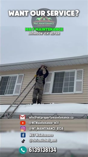 Bathroom Vent Installation & Repair | M&T Maintenance 🇨🇦