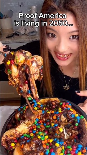 Proof America is living in 2050… #food #eating #EasyRecipe #dessert #shorts