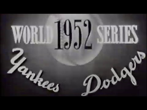1952 | New York Yankees vs Brooklyn Dodgers | MLB World Series Highlights