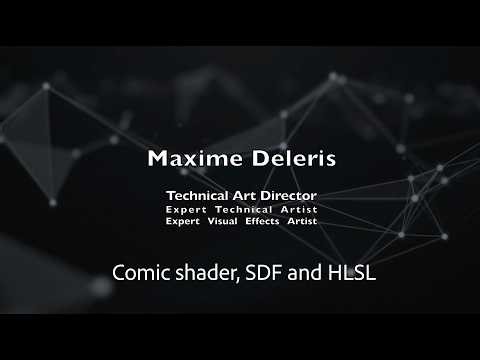 Comic shader HLSL and SDF