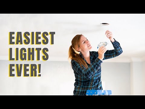 Easiest Lights Ever! Install Recessed LED's In One Day
