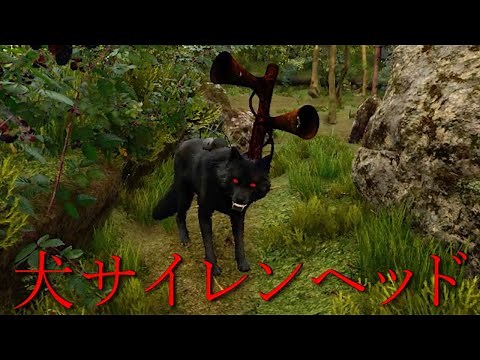 犬に寄生したサイレンヘッド？！サイレンヘッド村に潜入した映像が恐ろしすぎる。ホラーゲーム（２本立て）