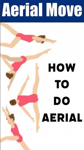 🤸🏻‍♂️How to Do Aerial Step by Step Beginner Tutorial #gymnast #aerial #youtubeshorts #dance #movie