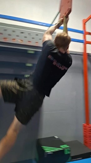 Caution! This was performed by a professional Conquer Coach. | Conquer Ninja Gyms Woodbury