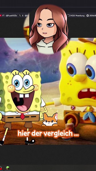 Exploring SpongeBob and Anime with Vtuber Fuxelbau