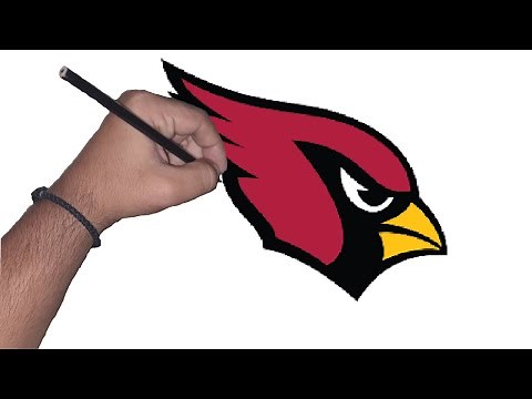 How to draw the logo of Arizona Cardinals