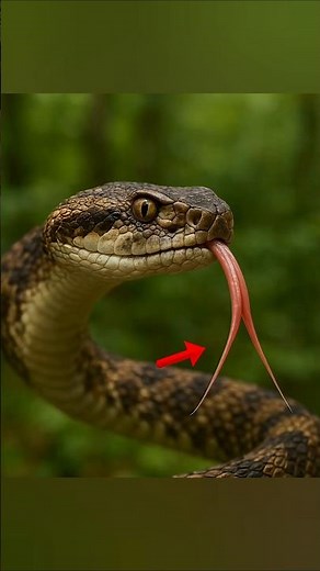 Why Snake Tongue Is Forked?
