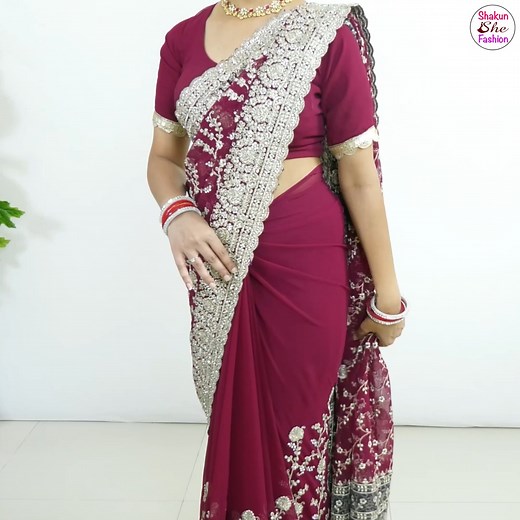 257K views · 894 reactions | Newly Married Girls Saree Draping Tips & Tricks. | Shakun She Fashion | Facebook