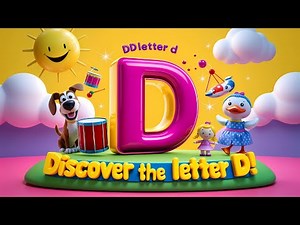 Learn Alphabets ABC | Letter D Sound | Fun Phonics, Rhymes & Vocabulary for Kids