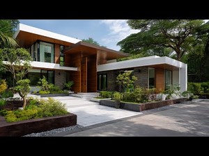 Nature Blended Modern Minimalist House | Organic Architecture for Stress Free Living