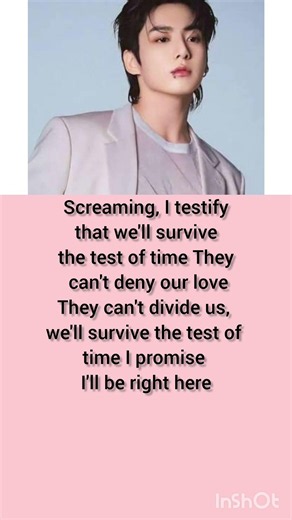 JUNGKOOK standing next to you song lyrics #bts #jhop #kpop #btsarmy #newjeans #suga #bts
