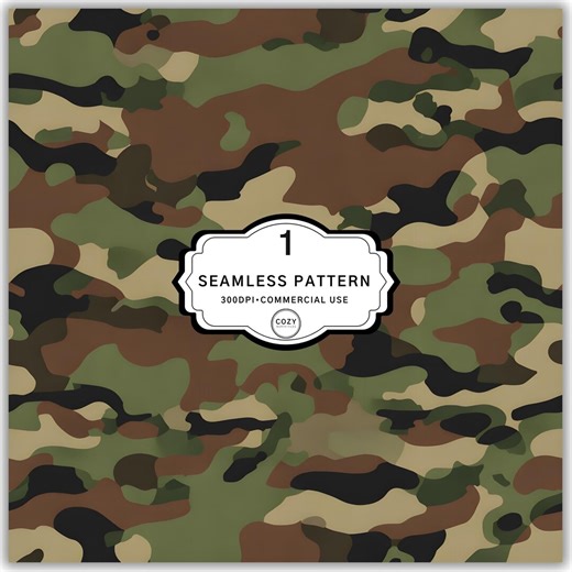 Seamless Camo Pattern, Camoflage Digital Paper, Digital Download - Etsy