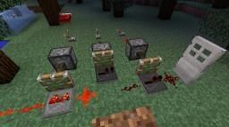 Redstone block (repeters, that can be pushed by pistons) Minecraft Mod