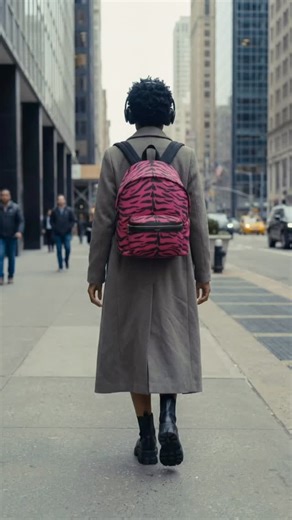 Gia Karsko | 👜 Pre-owned Luxury on Instagram: "Yves Saint Laurent Pink Zebra Backpack — headphones on, city noise off. She’s in her own world… but the bag makes sure she’s still seen. Soft pink, bold zebra, main-character contrast without trying. 🎧💗 Shop now at giakarsko.com — link in bio. ‼️ If you’ve seen a bag on Instagram, TikTok, or Facebook that’s not on the website, DM us for price & details. 🔺All items sold at Gia Karsko are pre-owned and 100% authentic. We are not affiliated, associ
