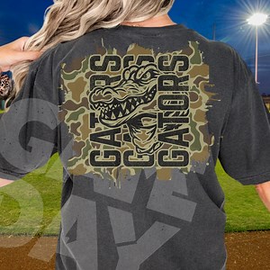 Gators Camo Logo PNG: Alligator Mascot Design (digital Download) - Etsy