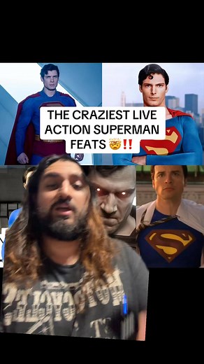 The craziest live action superman feats #superman #dcuniverse #smallville #supermanandlois #dccomics #davidcorenswetsuperman strongest superman#greenscreen | Ogbrownnerd