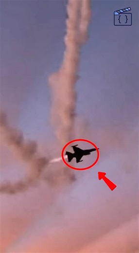 F-16 Performs Inverted Split-S as Missile Nearly Strikes Tail