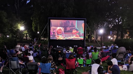 Outdoor Inflatable Projection Cinema Movie Screen Inflatable Screen Cinema Theater Tent Inflatable Movie Screen with Projector