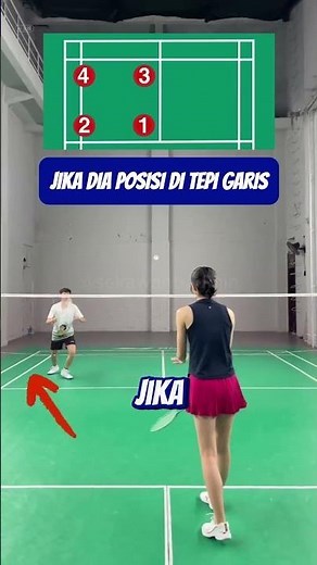 4 formula dalam pemberian servis badminton