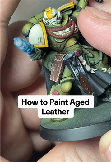 Paint Aged Leather Miniatures | Warhammer Tutorial