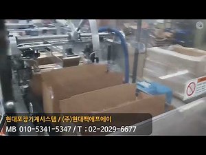 대형박스포장기, 케이스패커, 카톤박스 포장기 , #파우치 박스포장_06