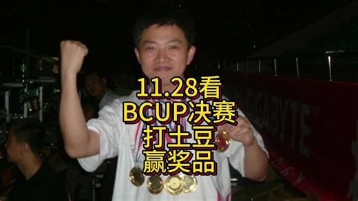 11月28日看《BCUP魔兽争霸赛第3赛季》决赛，打土豆赢奖品，BBC魔术杨联袂解说