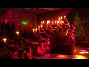 Silent Night in Tamil - Christmas Candle Dance - 2013 (Sunday School)