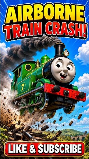 Emily’s AIRBORNE Train Crash! 😱🚂💥