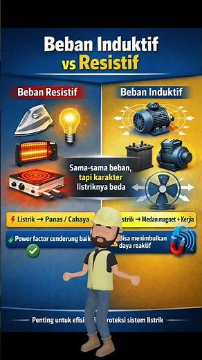 inductive vs resistive load‼️