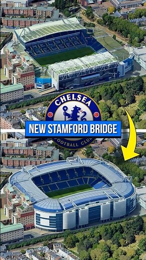 Chelsea’s New 50,000-Seat Stamford Bridge Concept! #football #chelsea #architecture #premierleague