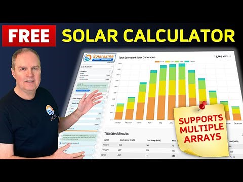 FREE Annual Solar Generation Calculator