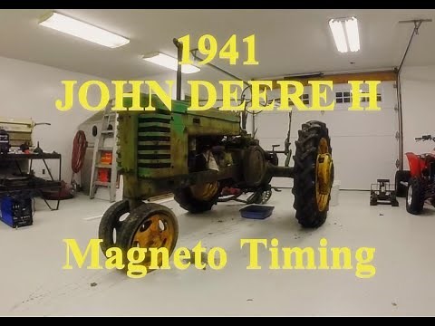 Part-2 1941 John Deere H sitting over 30 years - Magneto tear-down, Installation, and Timing