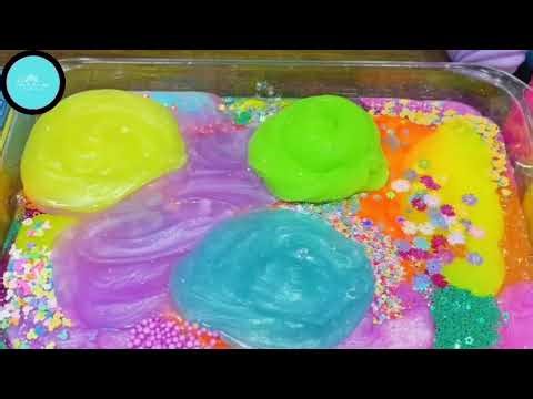 🦋 Butterfly 🌈 ASMR Slime Mixing | Satisfying Rainbow Slime Sounds & Visuals 💖