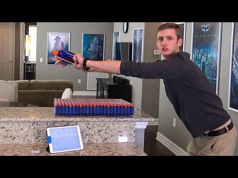 SHOOTING 430 NERF DARTS AS FAST AS POSSIBLE #4 | MODIFIED RAPIDSTRIKE