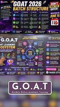 What's New in GOAT 2026?Upgraded Version Explained⏩Batch Starts June 15🔥#guidelytamil#goat#goatbatch