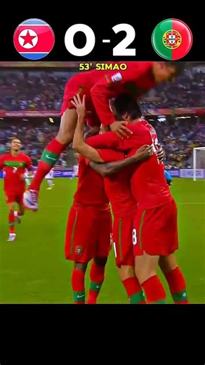 North Korea vs Portugal 🤖🥶 2010 #worldcup